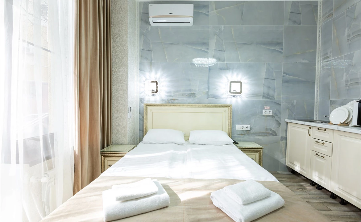 Двухместный комфорт с кухней. Отель "Сочи Галерея Парк". Сочи