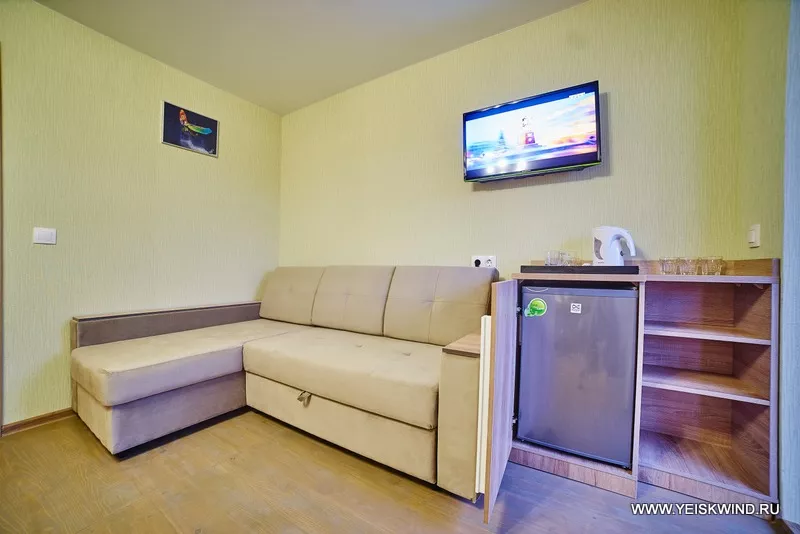 Номер Standard Plus. Серф-отель YEISKWIND. Ейск