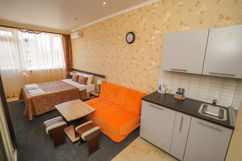 3-х местный номер-студио (с кухней). Апарт-отель «Близнецы». Адлер