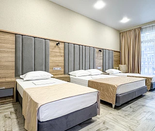 Корпус 2 Delux 5ти - местный (с балконом). Anzhelina Family Hotel. Корпус 2 Delux 5ти - местный (с балконом). Anzhelina Family Hotel.