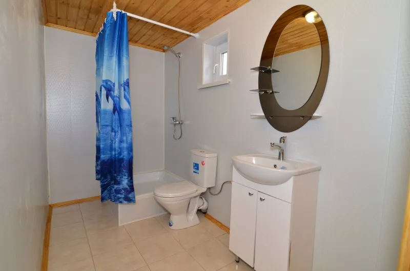 Эко-дом (из натурального дерева) 2-комнатный номер 