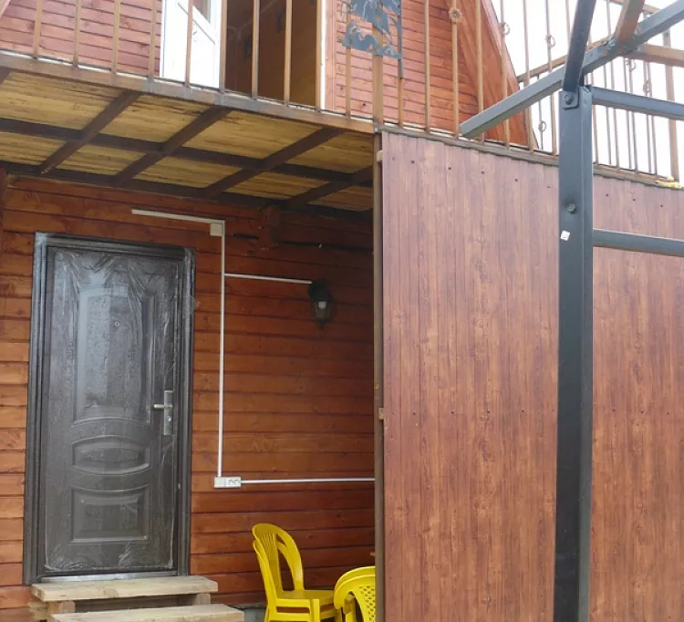 Дом ключ 2-комнатный. Дом под ключ Азовис. Голубицкая