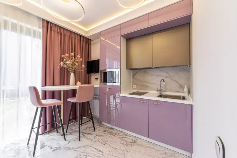 Стандартные апартаменты. Квартира в многоквартирном доме Апартаменты ЖК «Красная площадь». Сочи