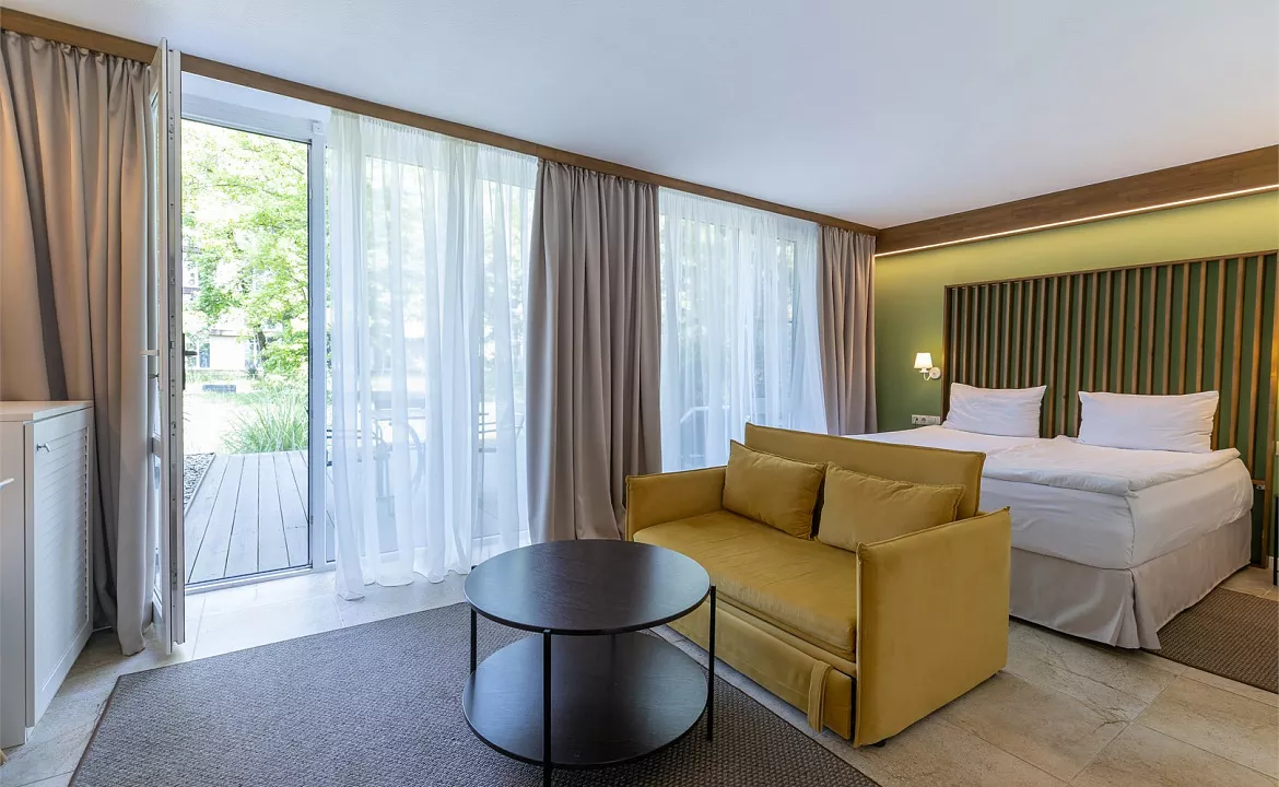 Комфорт с собственной террасой. Отель Портобелло Сочи. Адлер