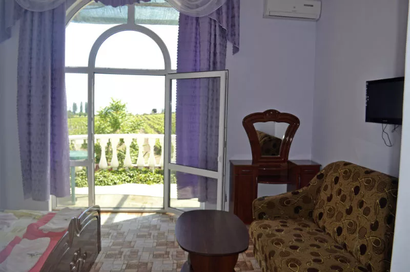 Однокомнатный номер люкс с балконом. Гостевой дом "Ирина" - Приветное. Приветное