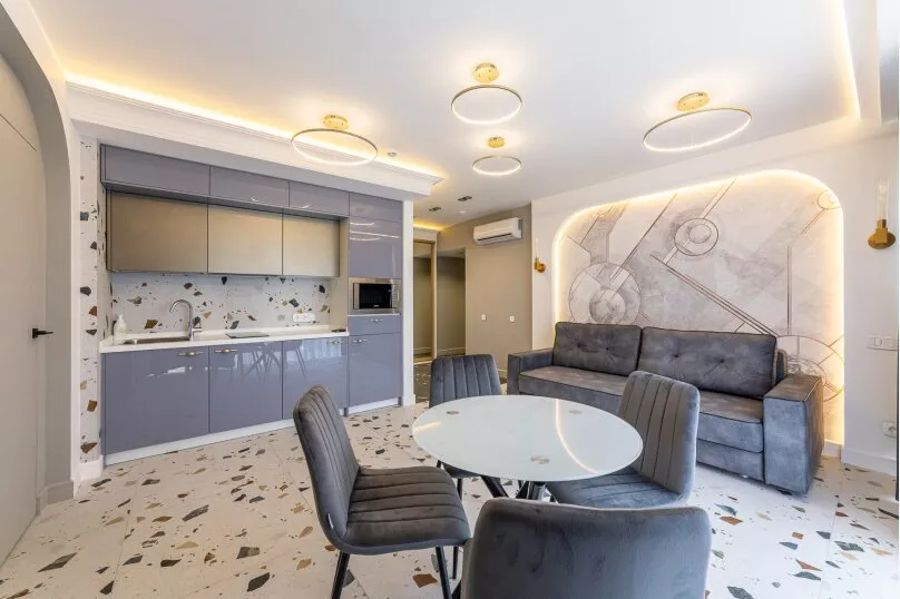 Апартаменты с 2 спальнями. Квартира в многоквартирном доме Апартаменты ЖК «Красная площадь». Сочи