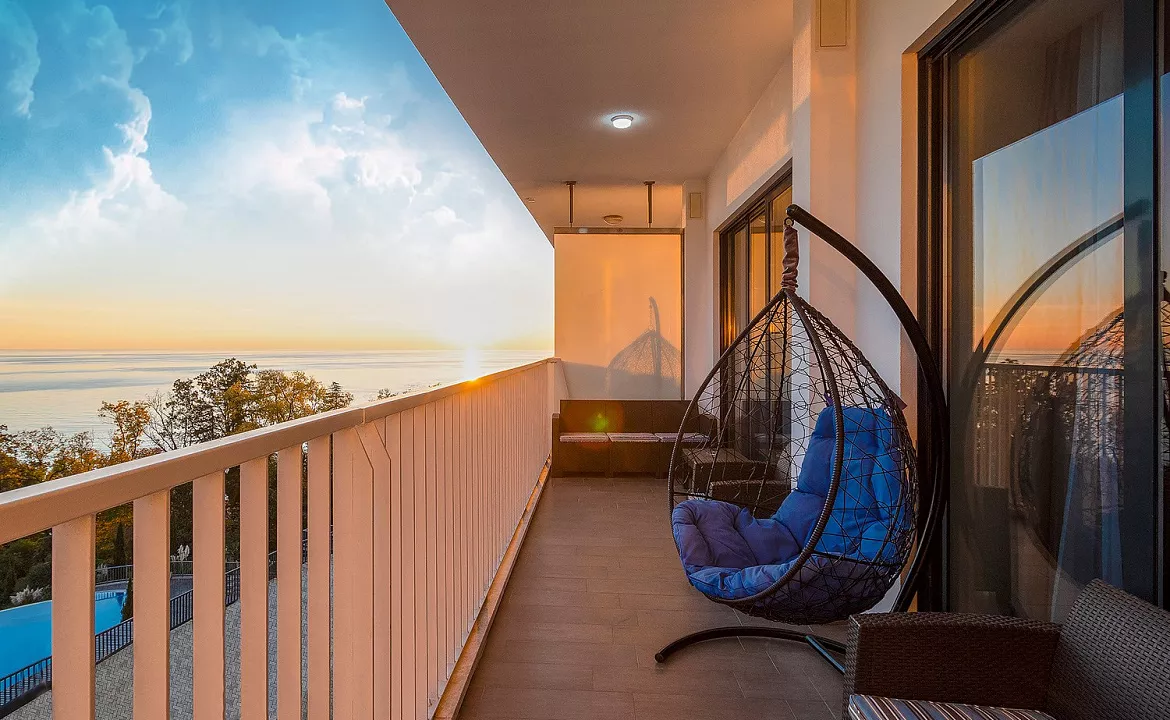 Двухкомнатный на 2 этаже, 5-ти мест.. premium Apartments actor Galaxy. Сочи