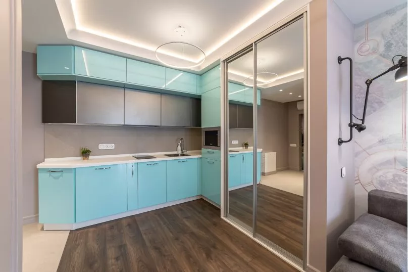 Апартаменты с 1 спальней. Квартира в многоквартирном доме Апартаменты ЖК «Красная площадь». Сочи