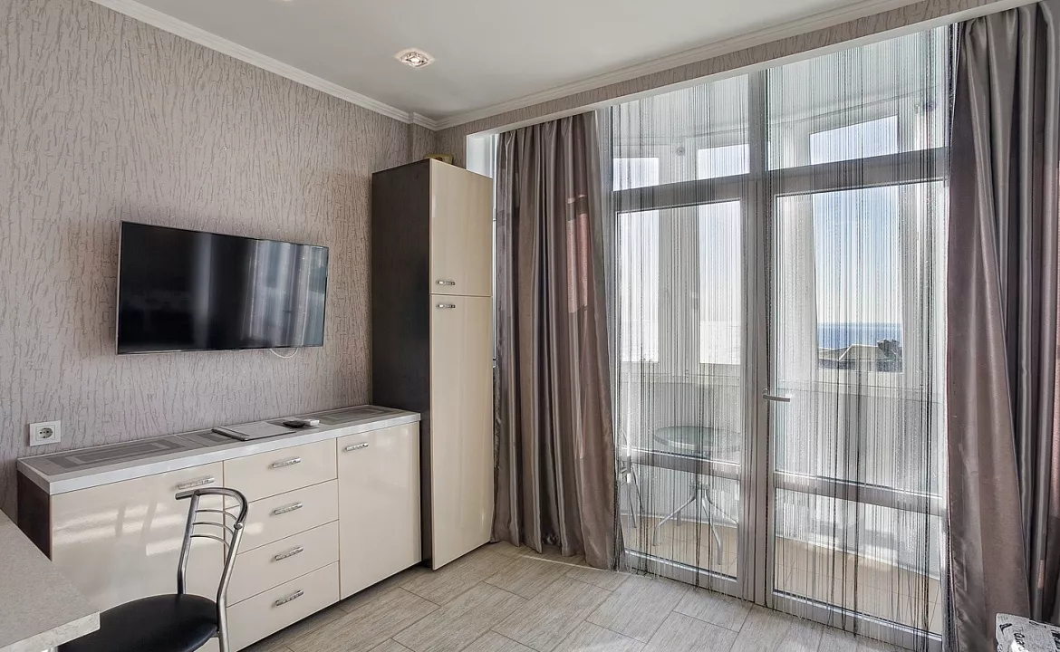 Квартира-студио №11. Квартира в многоквартирном доме Видовые апартаменты в Мисхоре. Кореиз Квартира-студио №11. Квартира в многоквартирном доме Видовые апартаменты в Мисхоре. Кореиз