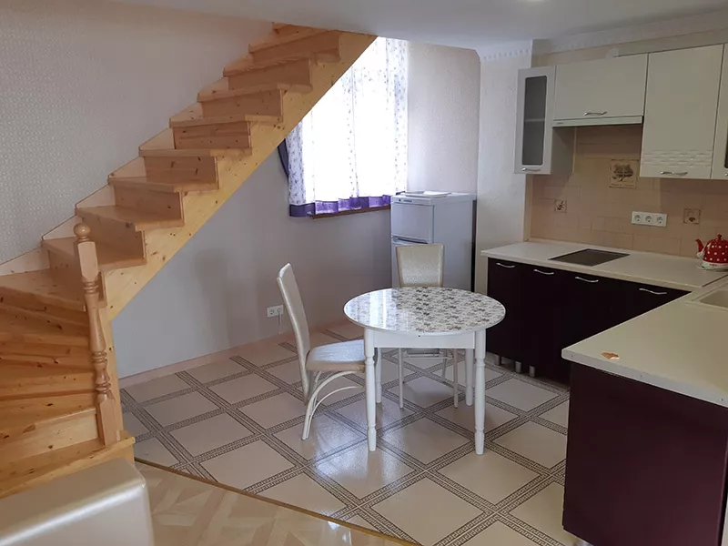 2-х уровневые Апартаменты с кухней, балконом и видом на море. Коттедж «Алустон». Рыбачье