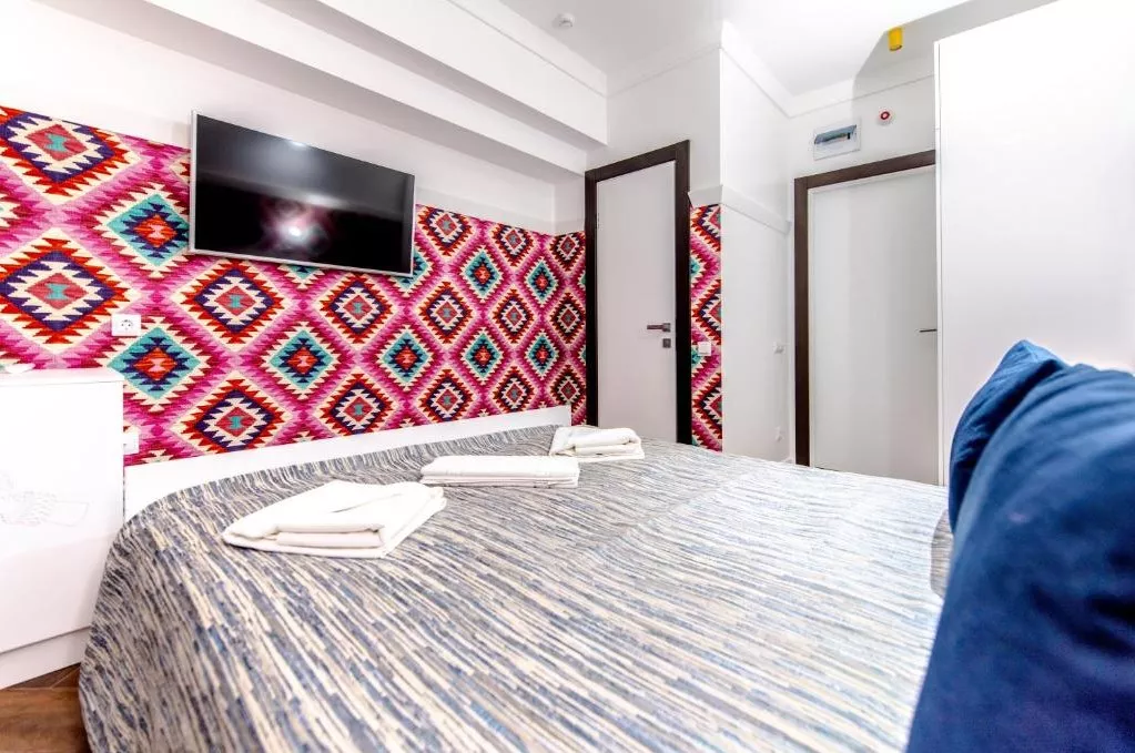 Двухместный номер с 1 кроватью и собственной ванной комнатой. Апарт-отель Намасте. Красная Поляна