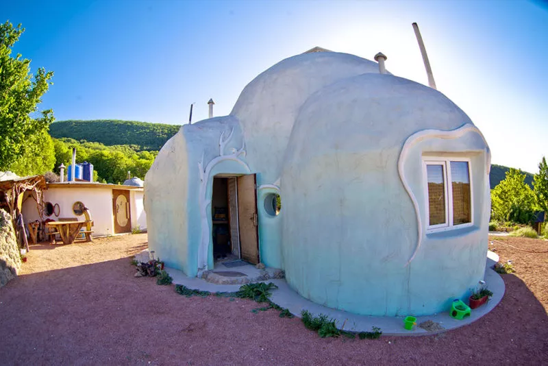 Двухэтажный эко-дом. EcoСamp. Куйбышево