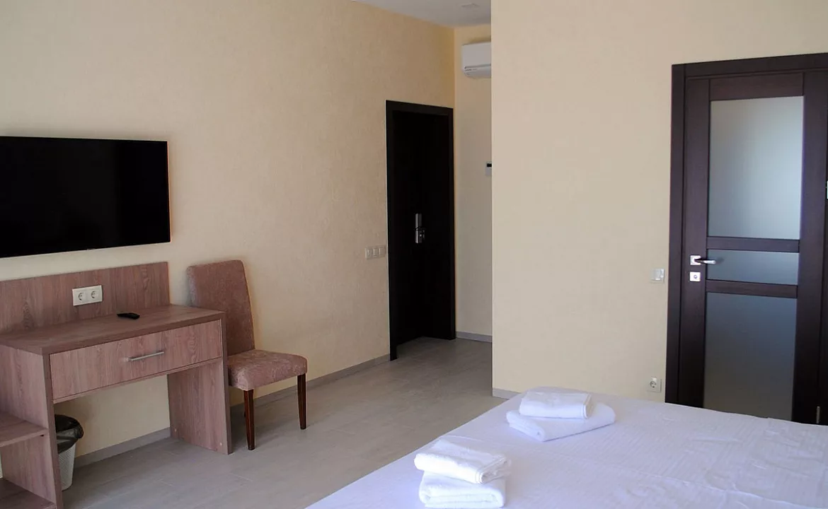 Люкс + (доп. место для ребенка от 12 до 18 лет, 700р в сутки). Гостиница El verano. Геленджик