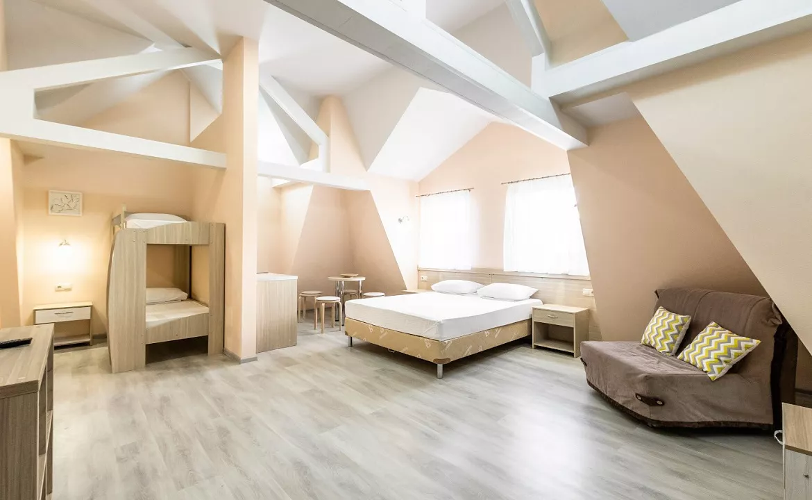 Пятиместный Полулюкс Студия. Гостевой дом Замок у Моря. Головинка Пятиместный Полулюкс Студия. Гостевой дом Замок у Моря. Головинка