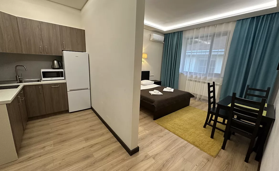 Апартаменты с кухней. Гостевой дом «Vverh». Красная Поляна