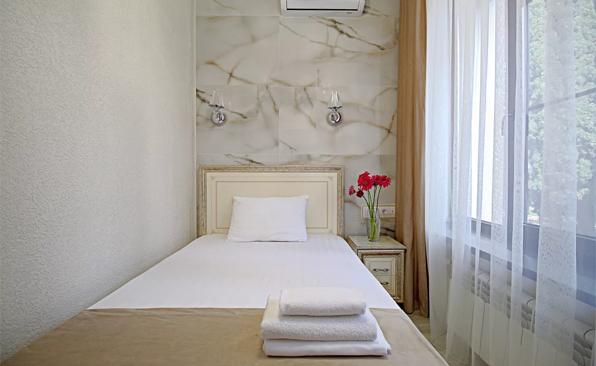 Одноместный стандарт. Отель "Сочи Галерея Парк". Сочи