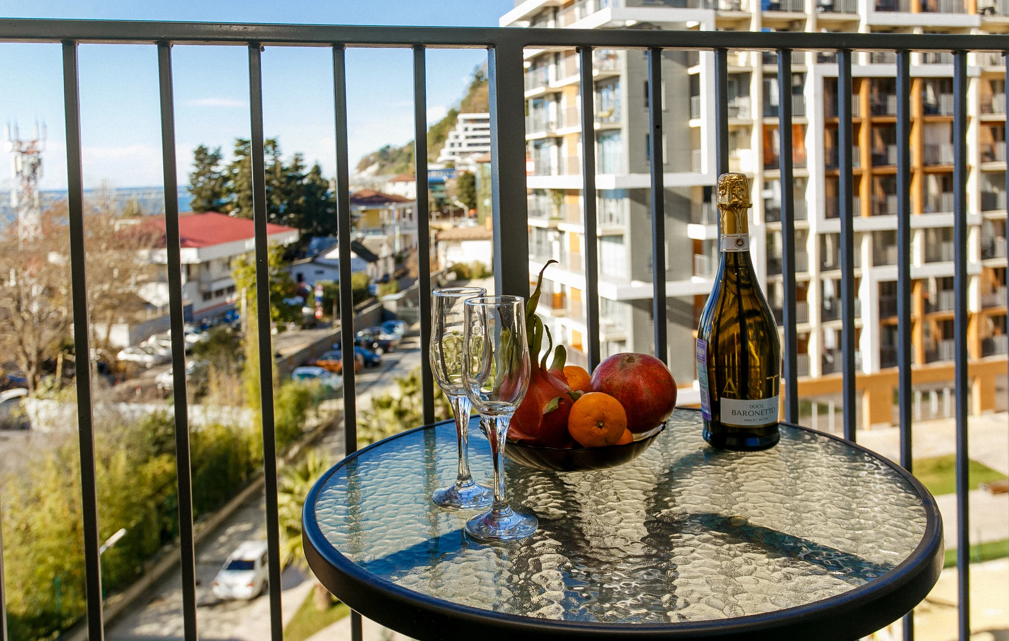 . Апартамент с видом на морской закат в 100 метрах от моря. Дагомыс