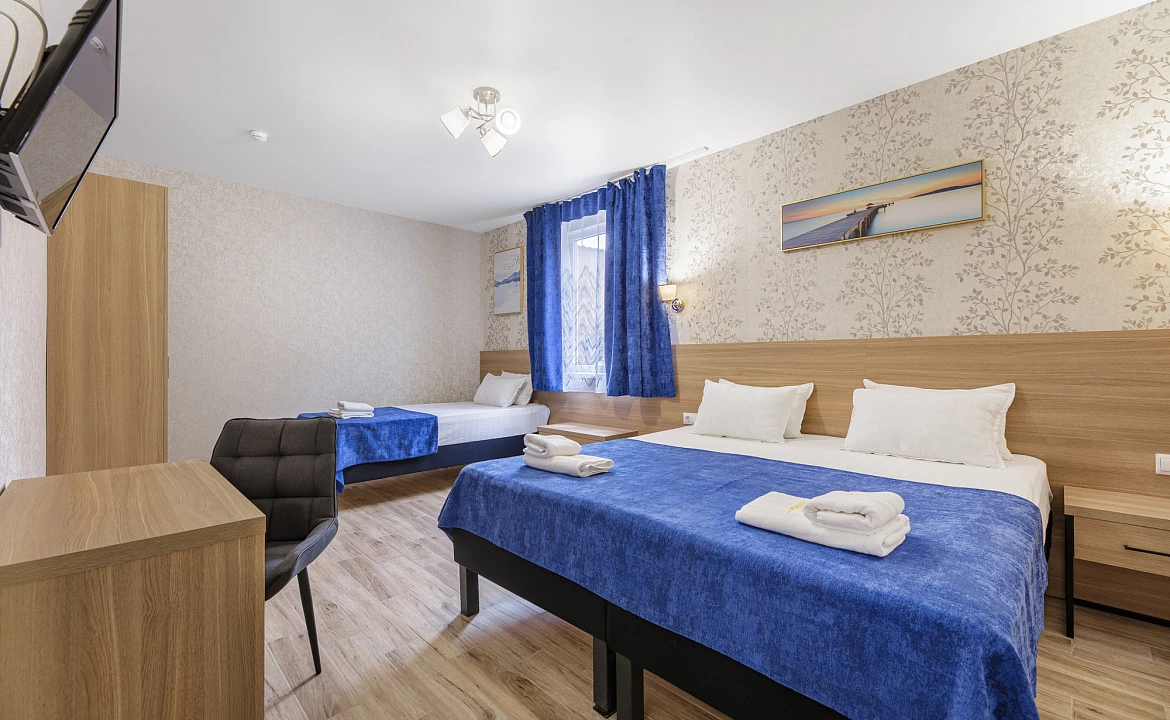 Семейные апартаменты 2-х комнатные. Отель "Alfa Summer". Анапа