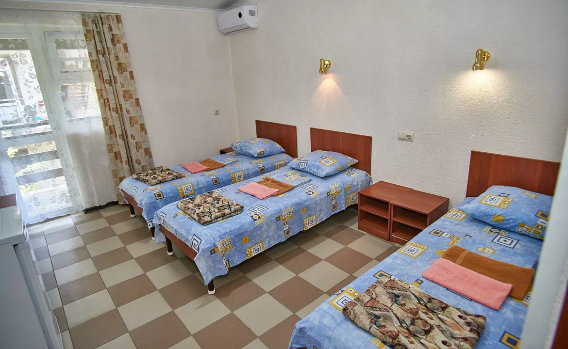 СТАНДАРТ 3Х МЕСТНЫЙ НОМЕР С БАЛКОНОМ КОРПУС №1, 1 И 2 ЭТАЖ. База отдыха "Ока". Благовещенская СТАНДАРТ 3Х МЕСТНЫЙ НОМЕР С БАЛКОНОМ КОРПУС №1, 1 И 2 ЭТАЖ. База отдыха "Ока". Благовещенская