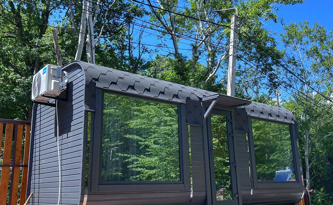 Домик квадро до 4 мест. База отдыха  Чайка 1 . Бухта Инал Домик квадро до 4 мест. База отдыха  Чайка 1 . Бухта Инал