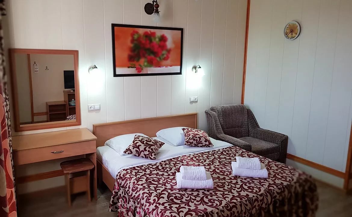 Полулюкс с общим балконом 2хместный. Отель АСТОН. Нижнее Джемете