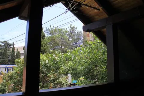 Деревянный коттедж на втором этаже № 1 . Гостевой дом Гостевой дом «Ольга». Алушта