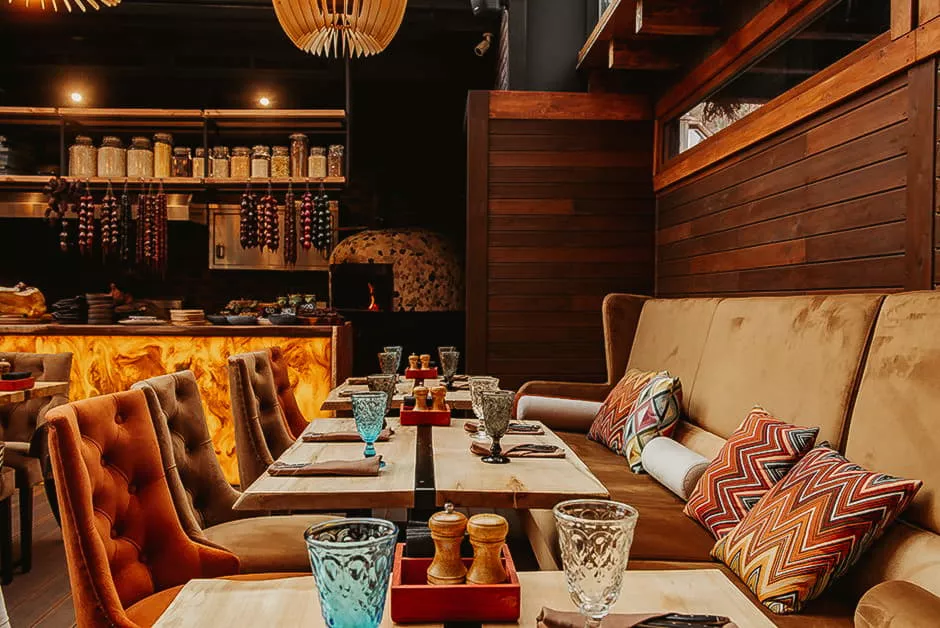 ДВУХУРОВНЕВЫЙ ПАНОРАМНЫЙ . Отель WoodHouse ★★★. Красная Поляна