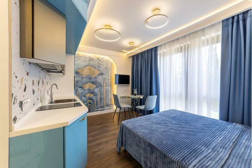 Стандартные апартаменты. Квартира в многоквартирном доме Апартаменты ЖК «Красная площадь». Сочи