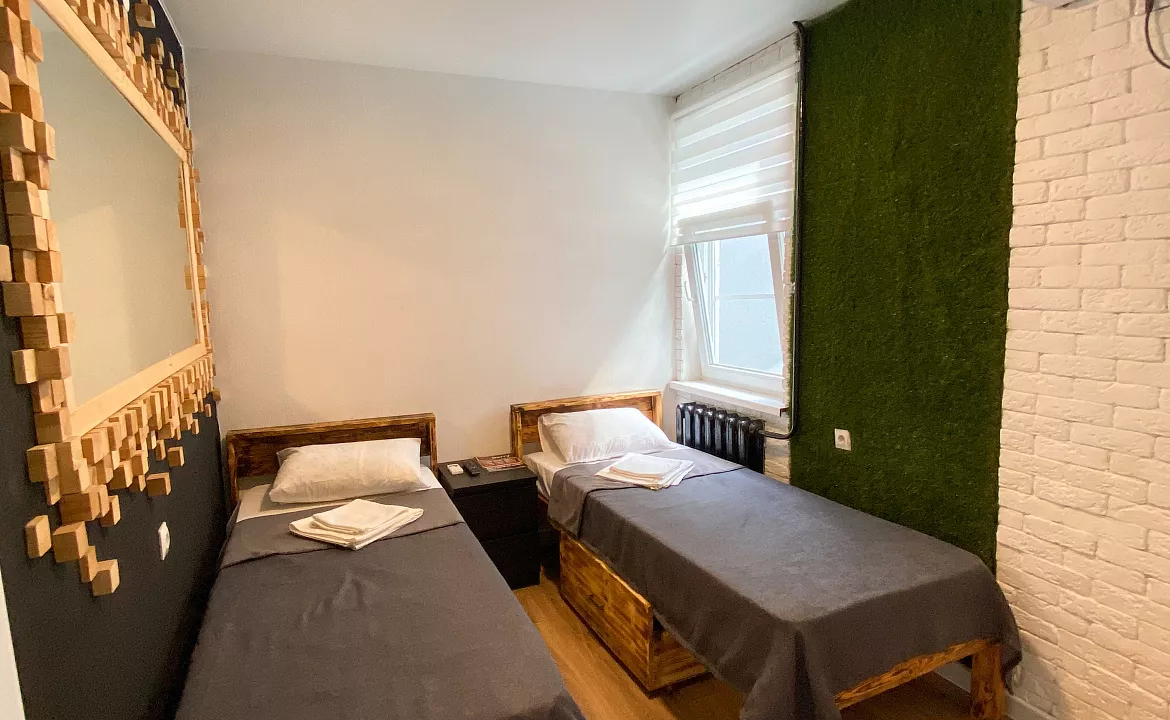 Двухместная комната на вторгом этаже 4. Гостевой дом GreenWall. Анапа