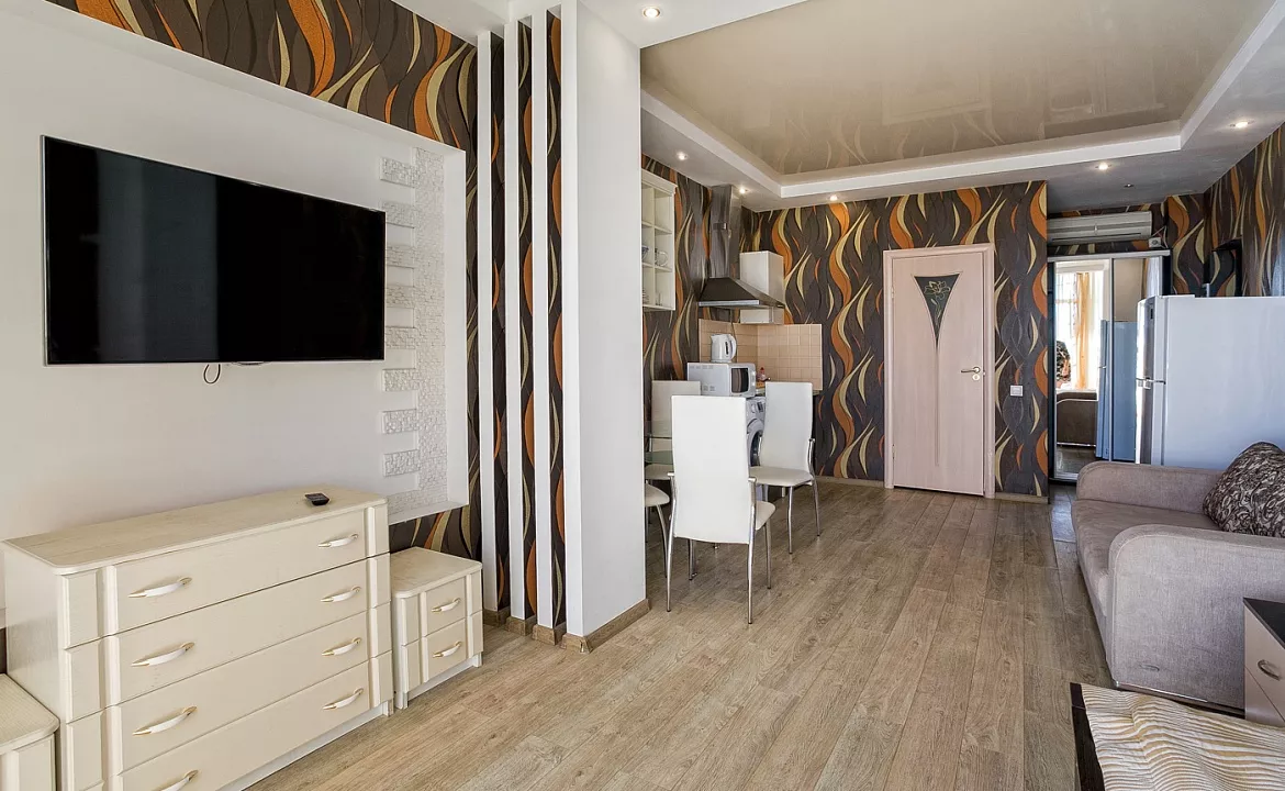 Квартира-студио №4. Квартира в многоквартирном доме Видовые апартаменты в Мисхоре. Кореиз Квартира-студио №4. Квартира в многоквартирном доме Видовые апартаменты в Мисхоре. Кореиз