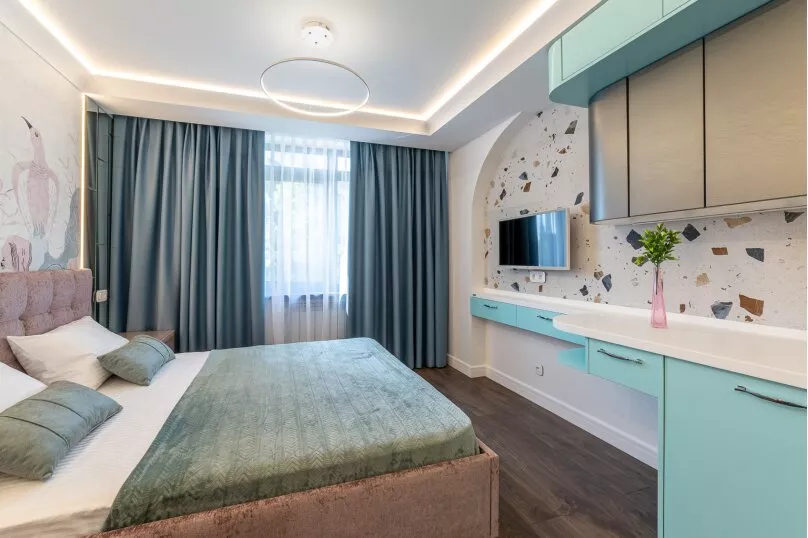 Апартаменты-студия. Квартира в многоквартирном доме Апартаменты ЖК «Красная площадь». Сочи