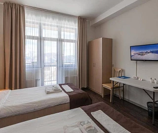 Делюкс в главном корпусе. Отель "Rosa Ski Inn" . Делюкс в главном корпусе. Отель "Rosa Ski Inn" .
