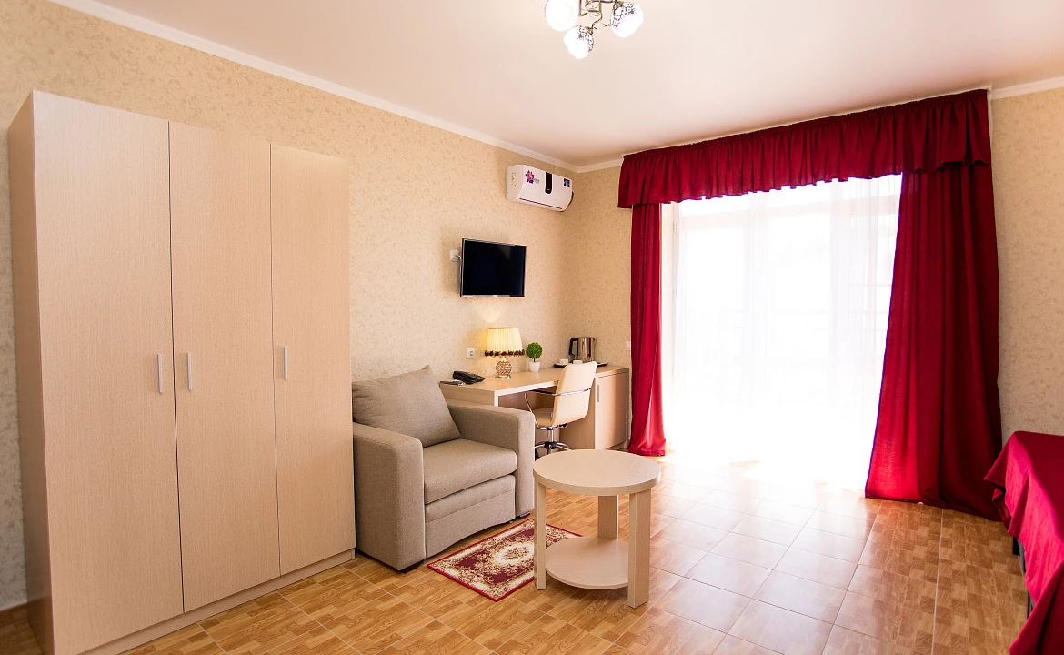 3-х местный «Стандарт» с видом на море. Отель "Alfa Summer". Анапа