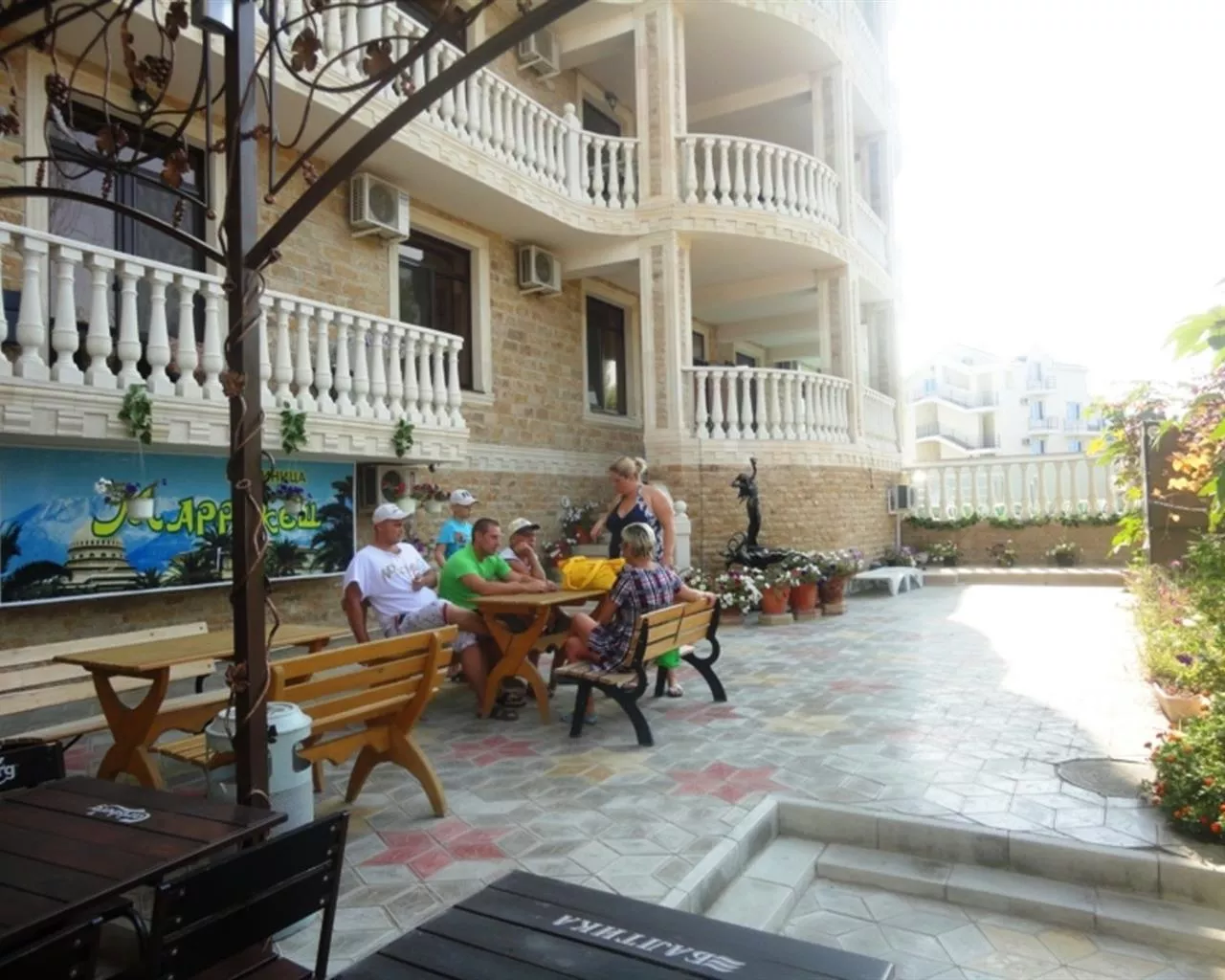 . Отель "Мармелад". Витязево . Отель "Мармелад". Витязево