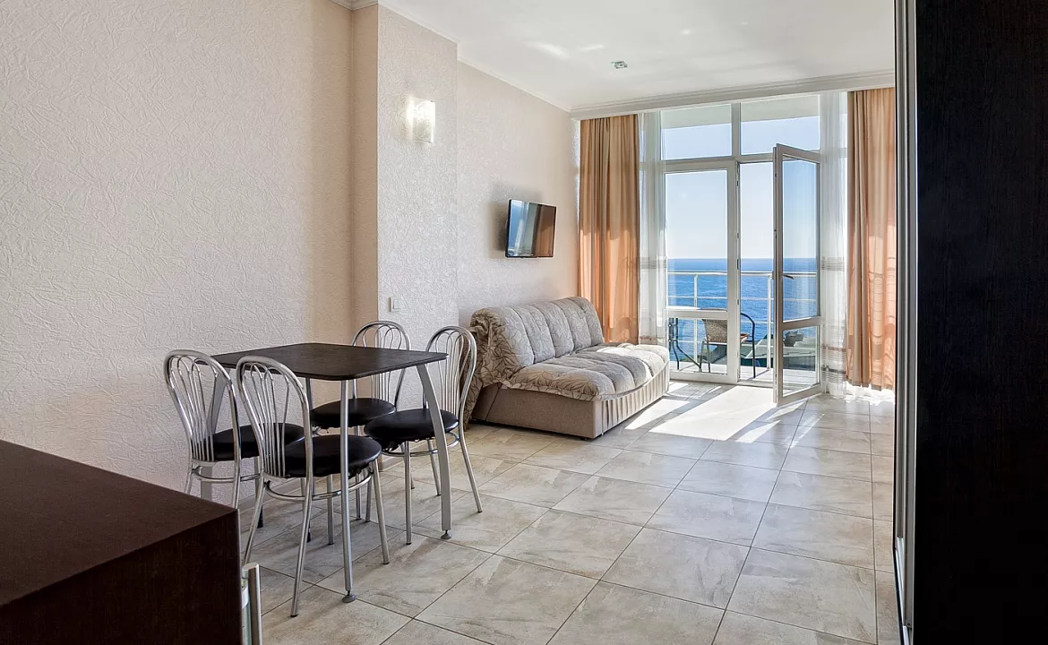 Квартира-студио №27. Квартира в многоквартирном доме Видовые апартаменты в Мисхоре. Кореиз Квартира-студио №27. Квартира в многоквартирном доме Видовые апартаменты в Мисхоре. Кореиз