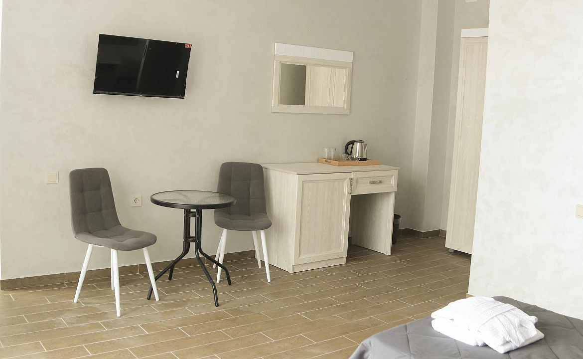 Двухкомнатный четырехместный номер с видом на сад. Вилла Абхазия. Цандрипш