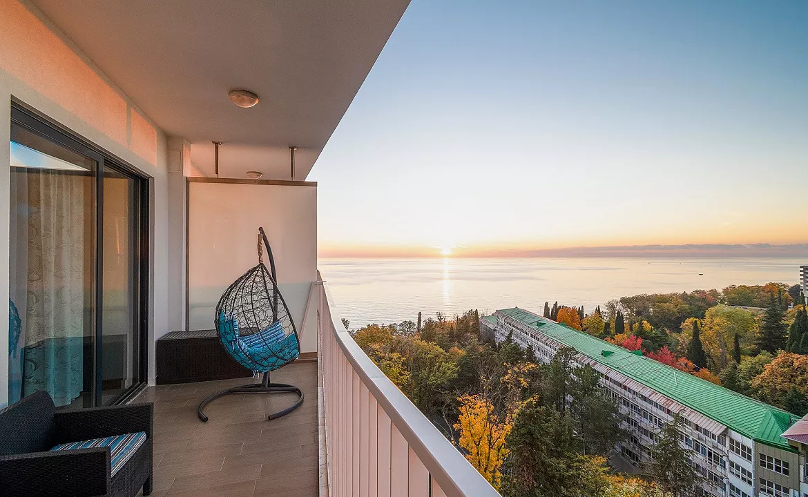 Двухкомнатный на 4 этаже, 4-х мест. premium Apartments actor Galaxy. Сочи