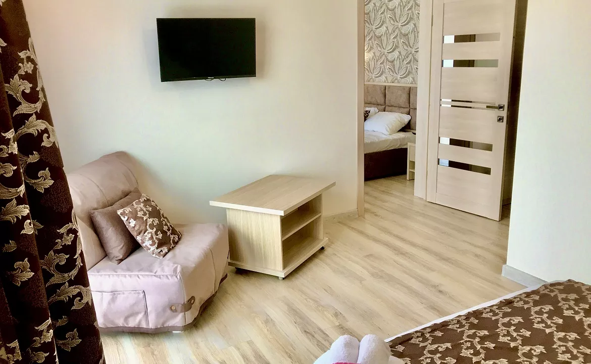 Двухкомнатный номер Делюкс. Гостевой дом Дом ДиОкс. Агой