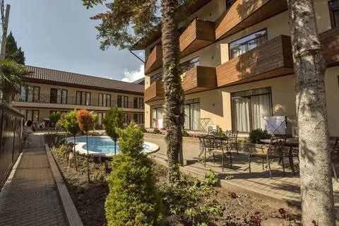 Двуместный номер с удобствами. Park Hotel Agava. Лазаревское  Двуместный номер с удобствами. Park Hotel Agava. Лазаревское