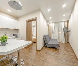 Апартаменты Делюкс 2 комнатный с балконом. Апарт-отель MILLENNIALS. 