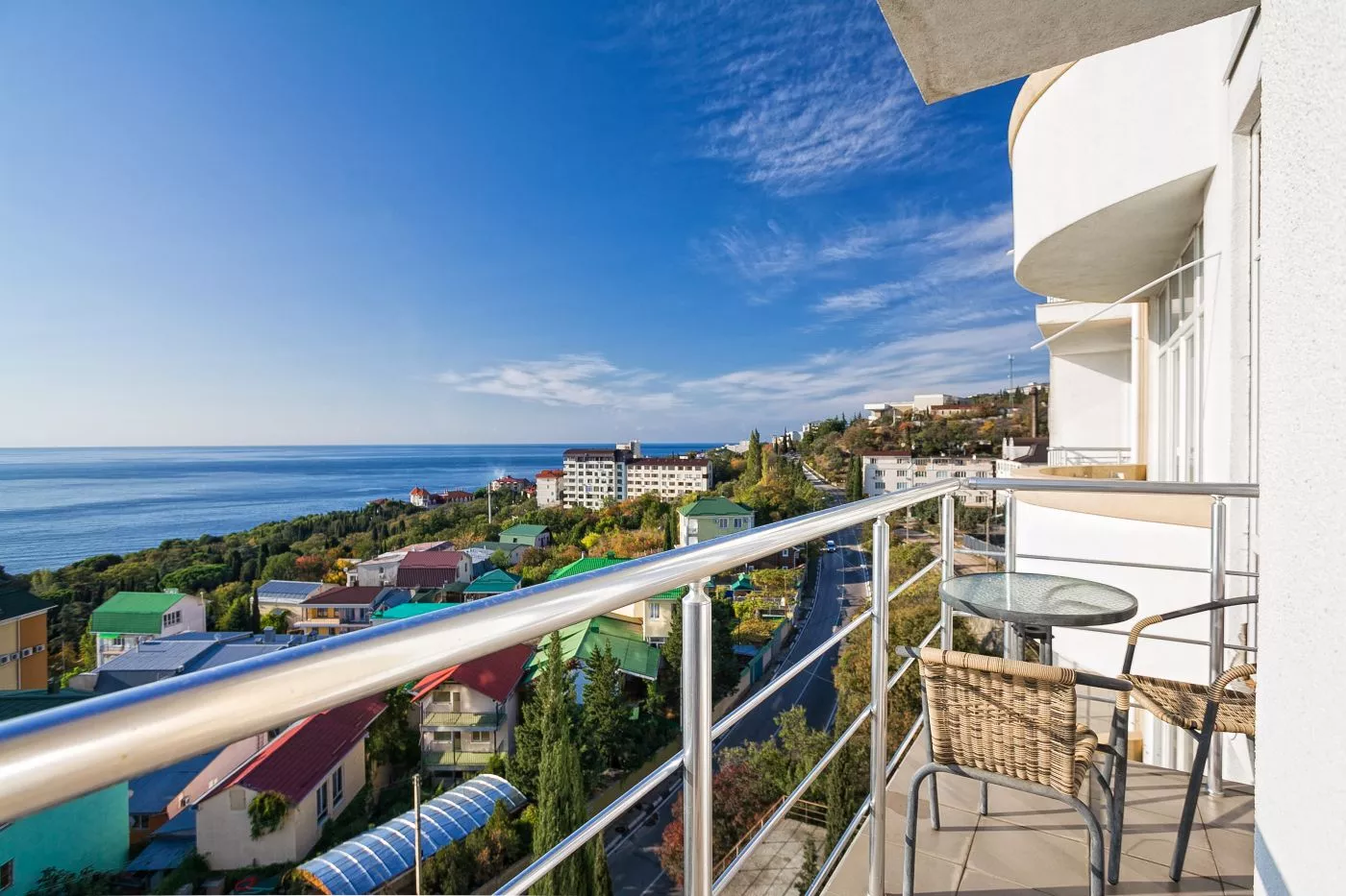 . Квартира в многоквартирном доме Видовые апартаменты в Мисхоре. Кореиз . Квартира в многоквартирном доме Видовые апартаменты в Мисхоре. Кореиз