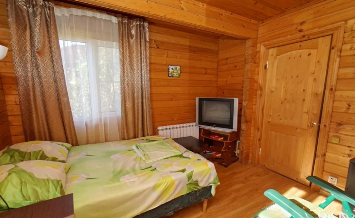 Дом под ключ 120 кв.м.. Коттедж "Брусовый у Моря с бассейном". Макопсе