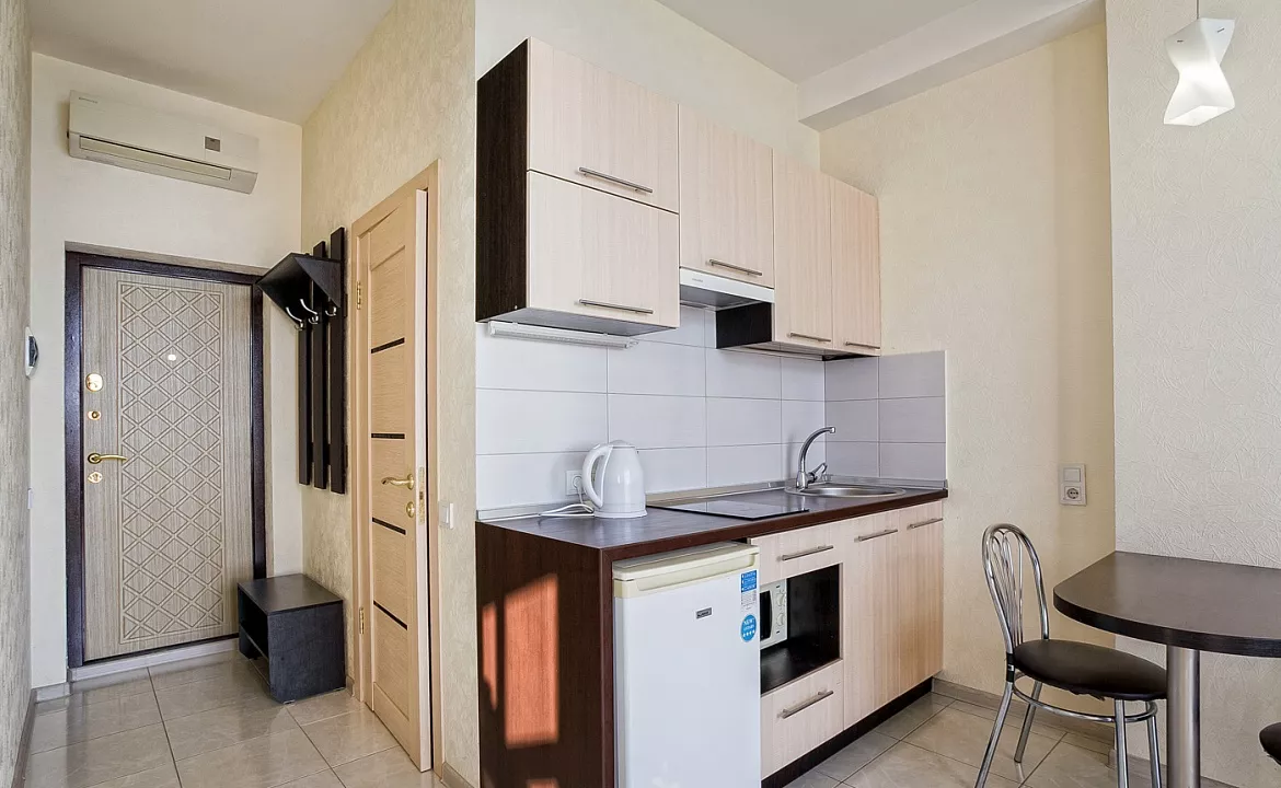 Квартира-студио №35. Квартира в многоквартирном доме Видовые апартаменты в Мисхоре. Кореиз Квартира-студио №35. Квартира в многоквартирном доме Видовые апартаменты в Мисхоре. Кореиз