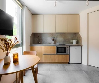 Студия 20 кв.м. Апарт-отель Куб Green. 