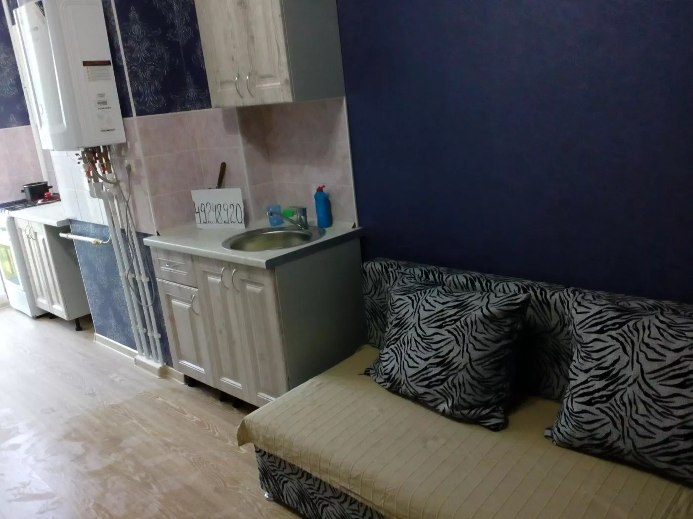 . Квартира в многоквартирном доме Однокомнатная квартира - Геленджик. Геленджик