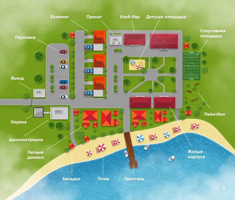 . База отдыха Должанский дворик "АКВАРЕЛИ". Должанская