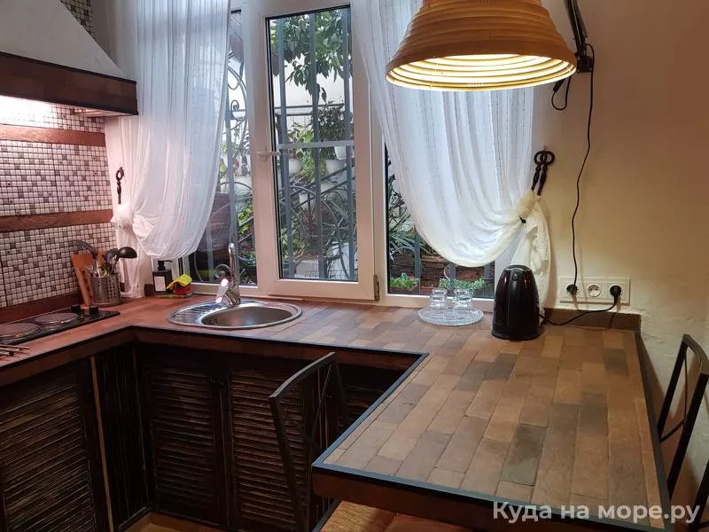  Студия (c кухней). Частный сектор "Жемчужина взморья". Гагра