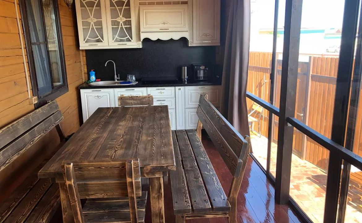 Бом избруса. Дом из бруса. Голубицкая