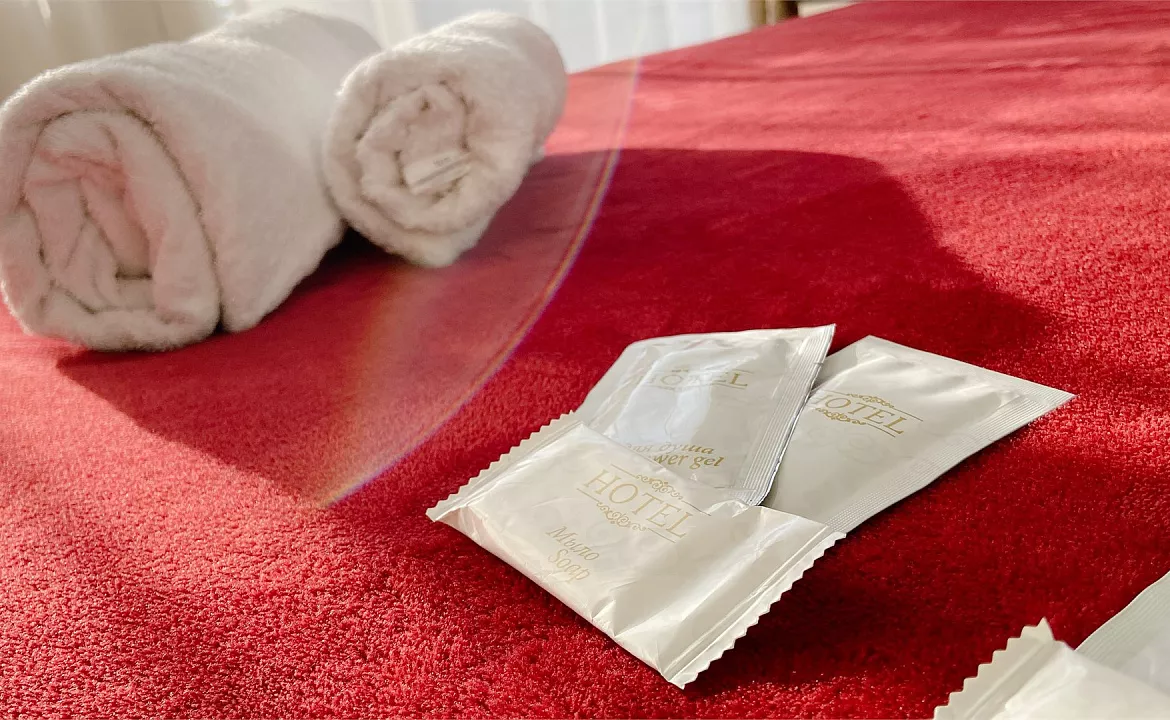 Стандартный номер с двуспальной кроватью и видом на бассейн. Отель "Ниагара Фоллс". Сочи