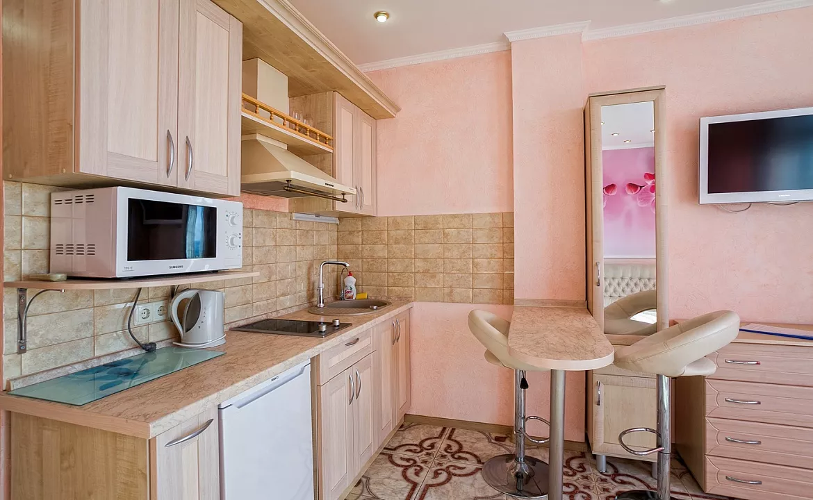 Квартира-студио №17. Квартира в многоквартирном доме Видовые апартаменты в Мисхоре. Кореиз Квартира-студио №17. Квартира в многоквартирном доме Видовые апартаменты в Мисхоре. Кореиз